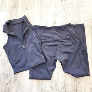 Alphlete set leggings shirt  size S